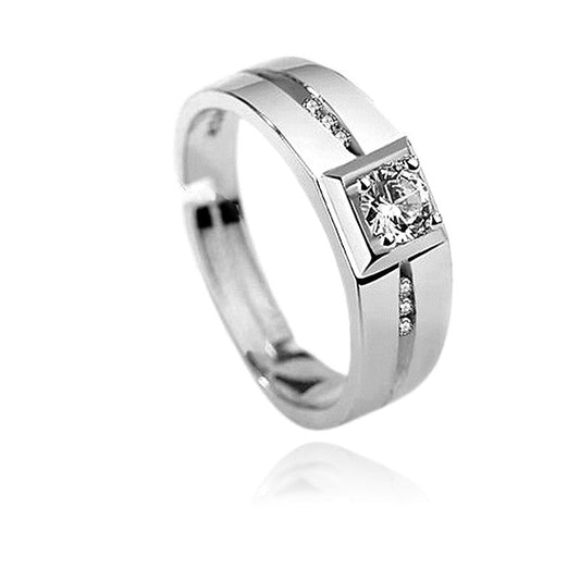 Bague alliance argent 925 Camille