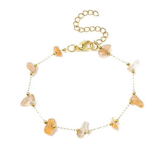 Bracelet pour homme ou femme - acier inoxydable pierres naturelles jade