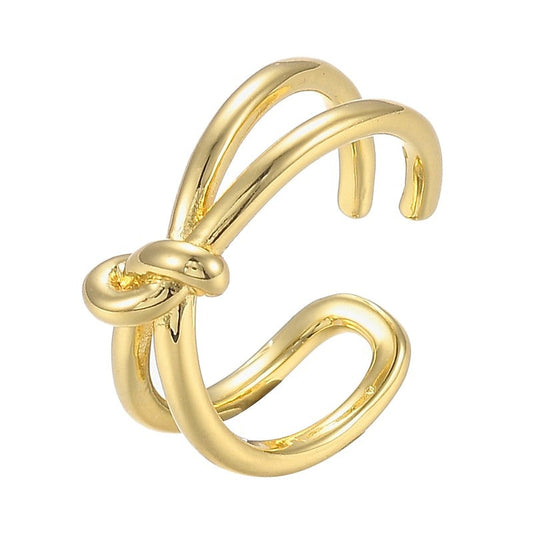 Bague femme réglable nœud