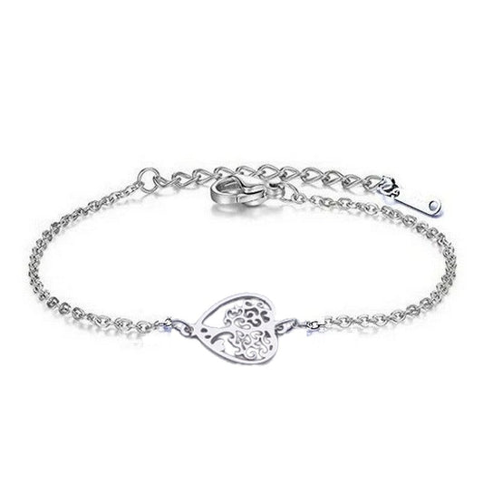 Bracelet acier inoxydable arbre de vie