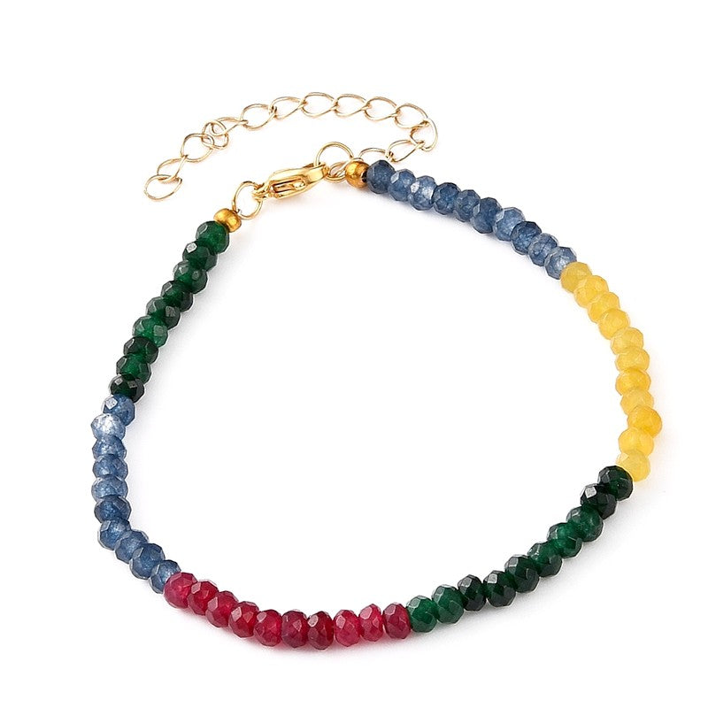 Bracelet pour homme ou femme - pierres naturelles mélangées