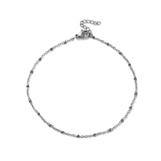 Bracelet acier inoxydable émaillé noir