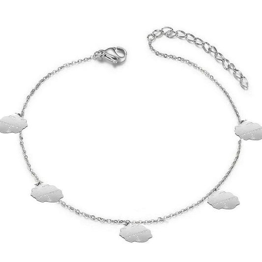 Chaîne de cheville acier inoxydable île de la Réunion